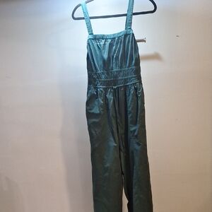 Elegant Green Women's Flare Jumpsuit